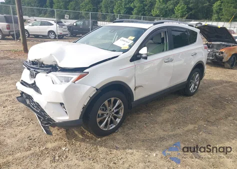 2017 Toyota Rav4 Limited z USA, uszkodzony, nr VIN JTMYFREV5HJ720426